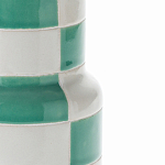 Ваза из фаянса Brighter than the Stars с шахматным принтом бирюзового цвета  варинант исполнения - 2 | Loft Concept в Воронеже