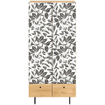 Шкаф с принтом Leaf bouquet варинант исполнения - 2 | Loft Concept в Воронеже