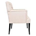 Кресло Addison Chic Armchair beige flax варинант исполнения - 1 | Loft Concept в Воронеже