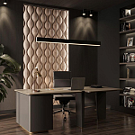 Гипсовая 3D панель с принтографией PM-108 варинант исполнения - 6 | Loft Concept в Воронеже