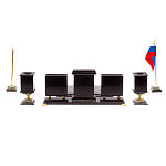 Настольный письменный набор из нефрита на ножках Executive Recruitment варинант исполнения - 5 | Loft Concept в Воронеже