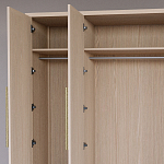 Большой Шкаф Primo Светлый дуб с 3 дверьми и 3 выдвижными ящиками варинант исполнения - 5 | Loft Concept в Воронеже