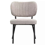 Стул мягкий с серо-бежевой буклированной обивкой Inspiration from Provence варинант исполнения - 1 | Loft Concept в Воронеже