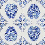 Плитка с узором Мозг варинант исполнения - 1 | Loft Concept в Воронеже