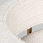 Стул букле бежевый с каркасом цвета матовое золото Tactility варинант исполнения - 4 | Loft Concept в Воронеже