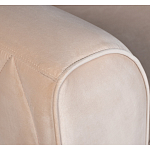 Кресло велюровое бежевое Cubic Silhouette варинант исполнения - 3 | Loft Concept в Воронеже