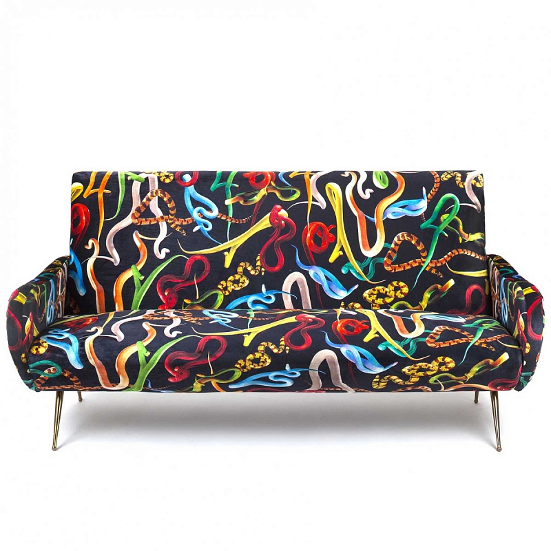 Диван Sofa Three Seater Snakes Мульти в Воронеже | Loft Concept 