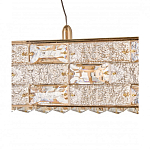 Люстра волнистой формы с текстурной огранкой Reflection of Reality варинант исполнения - 4 | Loft Concept в Воронеже