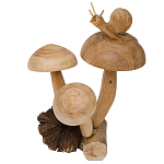 Статуэтка из дерева улитка Animals of the World варинант исполнения - 2 | Loft Concept в Воронеже