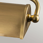 Светильник для картин цвета состаренная латунь с широким плафоном на прямоугольном основании Elstead Lighting варинант исполнения - 11 | Loft Concept в Воронеже