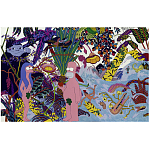 Homer Simpson in Paradise картина акрил на холсте варинант исполнения - 4 | Loft Concept в Воронеже