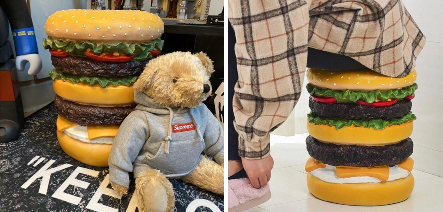 Приставной табурет Гамбургер Hamburger Stool Приставной табурет Гамбургер Hamburger Stool - Loft-Concept в Воронеже