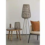 Торшер с плетеным металлическим плафоном Wicker Iron Lamp варинант исполнения - 2 | Loft Concept в Воронеже