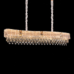 Люстра волнистой формы с каскадом из прозрачного хрусталя Constant Sparks варинант исполнения - 4 | Loft Concept в Воронеже