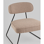 Кресло лаунж Kate букле капучино варинант исполнения - 2 | Loft Concept в Воронеже