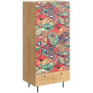 Шкаф с принтом Dominoes