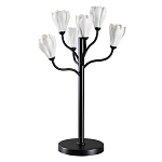 Настольная лампа с ветвями и белыми фарфоровыми цветами Floralis варинант исполнения - 1 | Loft Concept в Воронеже