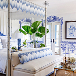 Обои ручная роспись Porto by Alessandra Branca Original colourway on dyed paper варинант исполнения - 1 | Loft Concept в Воронеже