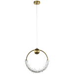 Подвесной светильник с плафоном в виде кольца Gilbertine Ring Hanging Lamp варинант исполнения - 2 | Loft Concept в Воронеже