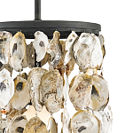 Подвесной светильник с подвесками из устричных раковин Sea Ravens варинант исполнения - 1 | Loft Concept в Воронеже