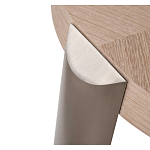 Столик журнальный круглый со светлым шпоном Light Veneer Table варинант исполнения - 3 | Loft Concept в Воронеже