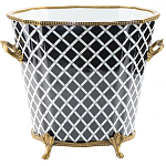 Кашпо Golden handles варинант исполнения - 1 | Loft Concept в Воронеже