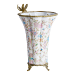 Ваза с бронзовой стрекозой Paradise Dragonfly варинант исполнения - 2 | Loft Concept в Воронеже