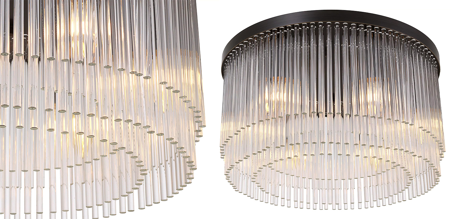 Потолочный светильник Eichholtz Ceiling Lamp Hector Bronze Потолочный светильник Eichholtz Ceiling Lamp Hector Bronze - Loft-Concept в Воронеже