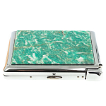 Портсигар с газовой зажигалкой из натурального камня Амазонит Stone Cigarettes Cases варинант исполнения - 10 | Loft Concept в Воронеже