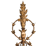 Бра настенное с цветочным мотивом Vintage Luxury варинант исполнения - 1 | Loft Concept в Воронеже