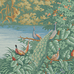 Обои ручная роспись Le Brésil Paille варинант исполнения - 1 | Loft Concept в Воронеже