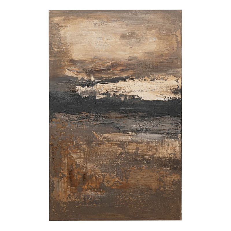 Картина DUSTY HORIZON Бежевый Коричневый Черный в Воронеже | Loft Concept 