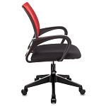 Офисное кресло с основанием из черного пластика Desk chairs Red варинант исполнения - 3 | Loft Concept в Воронеже