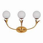 Бра с золотым каркасом в виде стебля с листьями Inspired by Nature варинант исполнения - 3 | Loft Concept в Воронеже