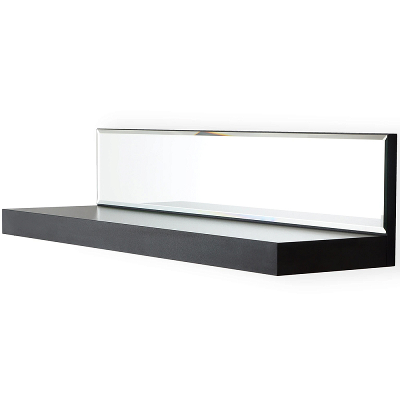 Полка с зеркалом Arden Shelf M Зеркало Черный Белый Полка с зеркалом Arden Shelf M Зеркало Черный Белый в Воронеже | Loft Concept