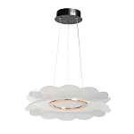 Люстра с прозрачным волнистым плафоном в форме цветка Ethereal Bloom варинант исполнения - 2 | Loft Concept в Воронеже