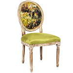 Стул из натурального бука с цветочным принтом Impressionism in Color варинант исполнения - 2 | Loft Concept в Воронеже