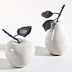 Декоративная статуэтка из керамики Яблоко Apple Ceramics Statuette варинант исполнения - 2 | Loft Concept в Воронеже