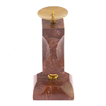 Подсвечник фигурный из натурального камня лемезит Stone Candlestick варинант исполнения - 2 | Loft Concept в Воронеже