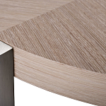 Столик журнальный с низкой круглой столешницей Wood Grain варинант исполнения - 1 | Loft Concept в Воронеже