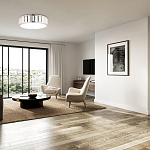 Потолочный светильник с гофрированным абажуром цвета графит Millennium варинант исполнения - 3 | Loft Concept в Воронеже