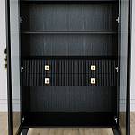 Дизайнерский шкаф витрина Elsa Dreams Black с 4-мя ящиками варинант исполнения - 6 | Loft Concept в Воронеже