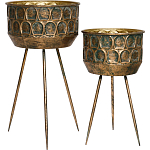 Железное кашпо Boston варинант исполнения - 1 | Loft Concept в Воронеже