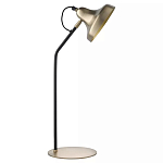 Настольная лампа с плафоном в форме купола в сочетании черного и золотистого цвета Minimalist Execution варинант исполнения - 2 | Loft Concept в Воронеже