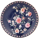 Чайный сервиз из фарфора синий на 6 персон 14 предметов Flower Porcelain Collection варинант исполнения - 3 | Loft Concept в Воронеже