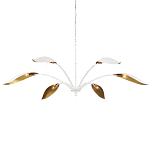 Люстра белая с плафонами в виде лепестков Delicate Flower варинант исполнения - 3 | Loft Concept в Воронеже