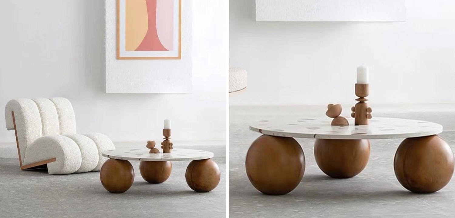 Кофейный стол Oliver Wooden Forms Coffee Table Кофейный стол Oliver Wooden Forms Coffee Table - Loft-Concept в Воронеже