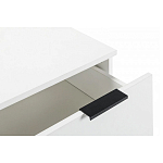 Комод белый с 3-мя ящиками Strict Lines  варинант исполнения - 5 | Loft Concept в Воронеже