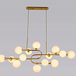 Люстра подвесная с белыми лампами в форме шара Flute варинант исполнения - 4 | Loft Concept в Воронеже