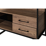 Стеллаж под TV в стиле лофт с открытыми полками и ящиками Urban Style Space варинант исполнения - 3 | Loft Concept в Воронеже